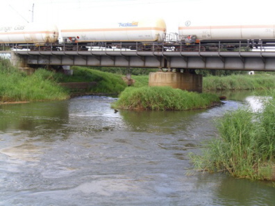 Schwarze Elster Eisenbahnbrücke Jessen